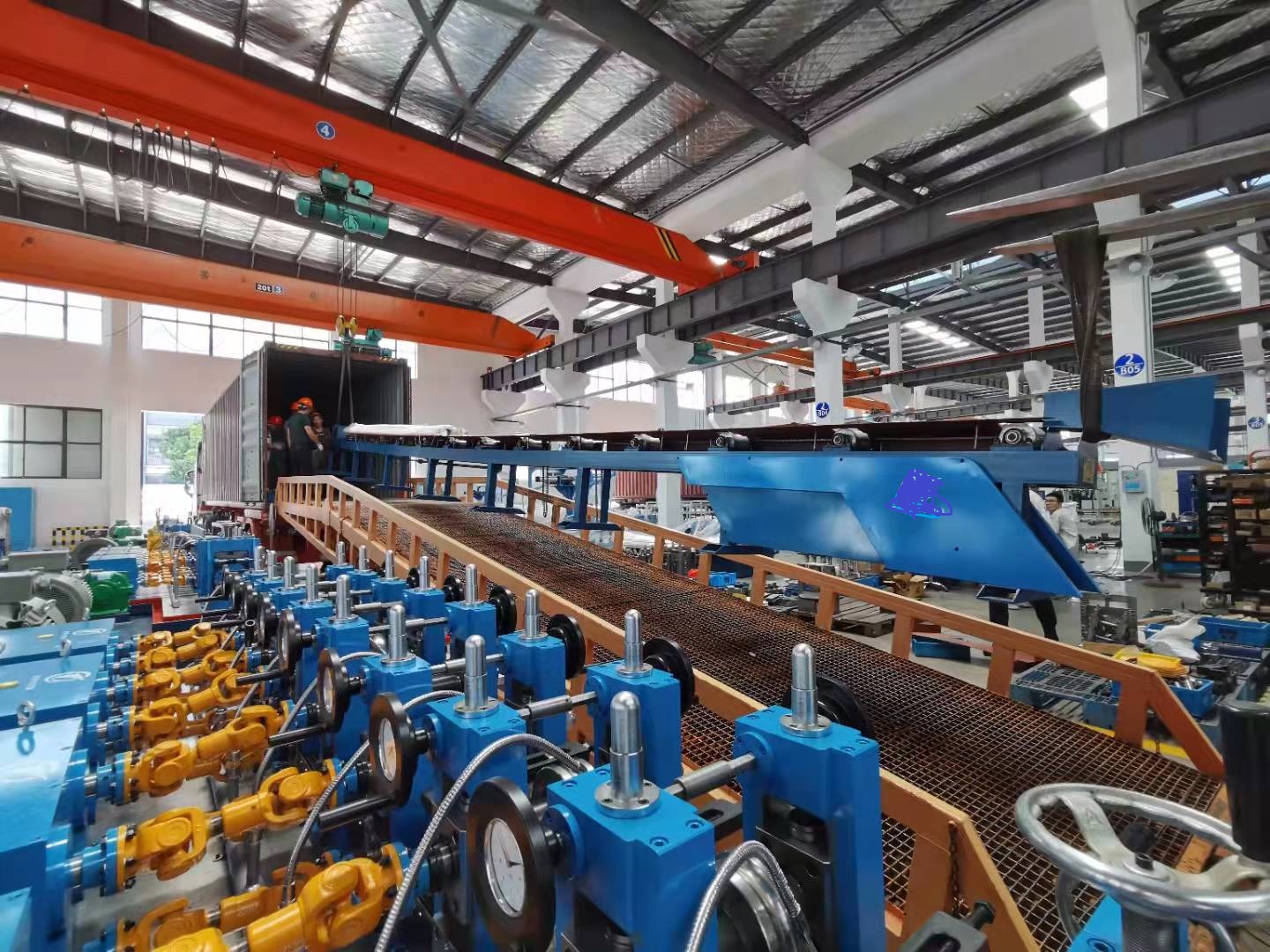 TGMCO shipped Slitting Line and Tube mill to Paraguay Taicang Global